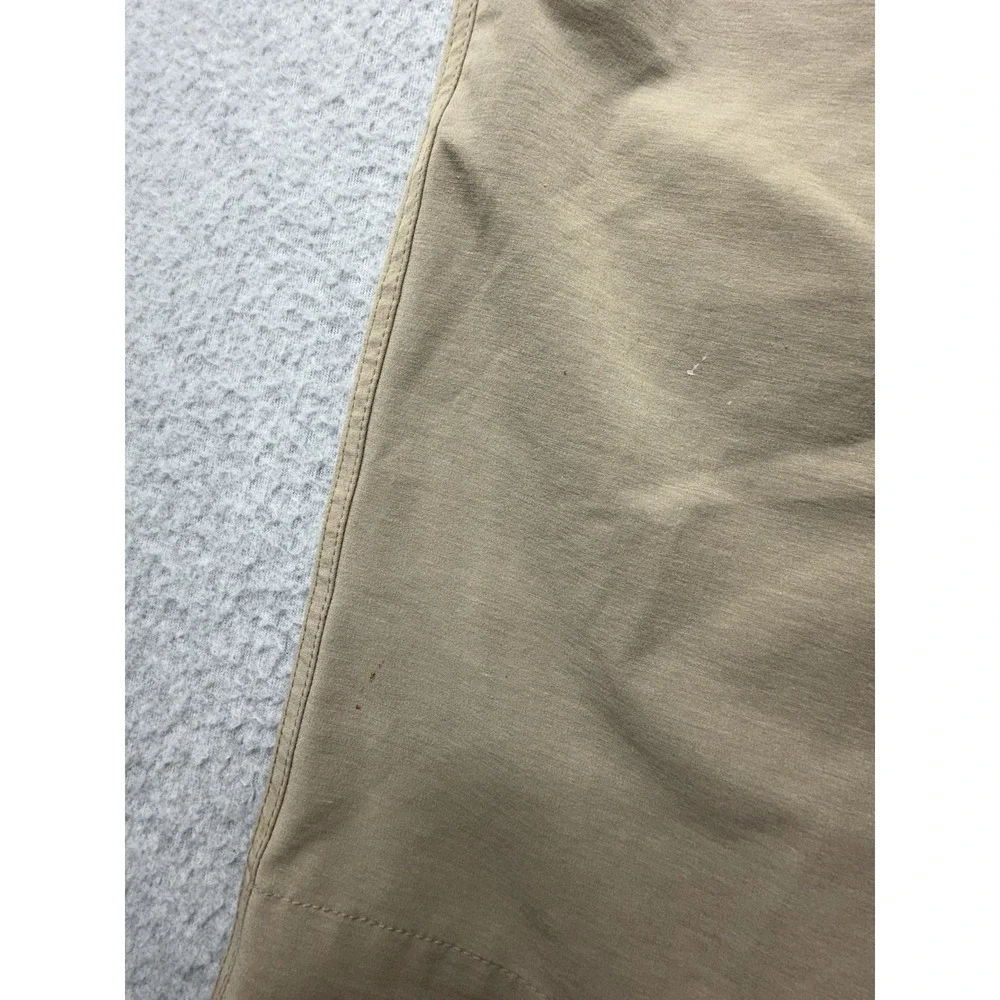 Faherty All Day Shorts Mens 38 Beige Chino 8 Inseam Drawstring Stretch Casual